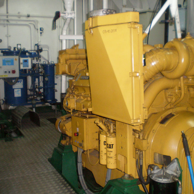 hopper dredger Machine room